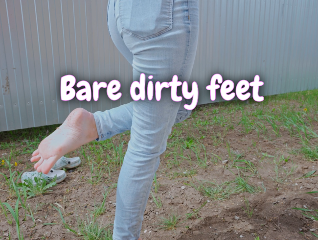 Bare Dirty Feet Outdoor