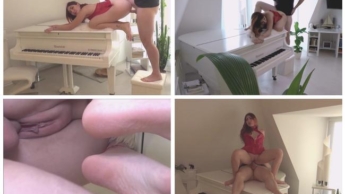 Horny teen fucked on the piano grand ao. Part 3…