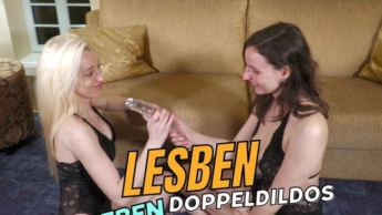 Lesbians love double dildos!