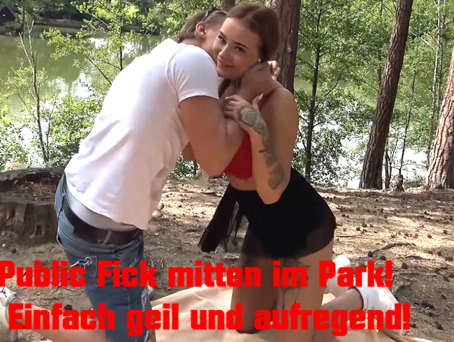 Public fuck in the middle of the park! Simply hot and exciting!