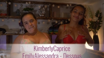 KimberlyCaprice and EmilyAlessandra – Lingerie