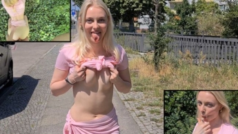 Trip ends in a spontaneous outdoor fuck with a hot facial ;)