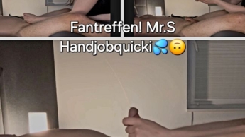 Fan meeting with Mr.S > Would you last longer? Handjobquickie