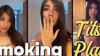 Smoking and Tits Play