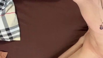 Jerk off after college and big cum load